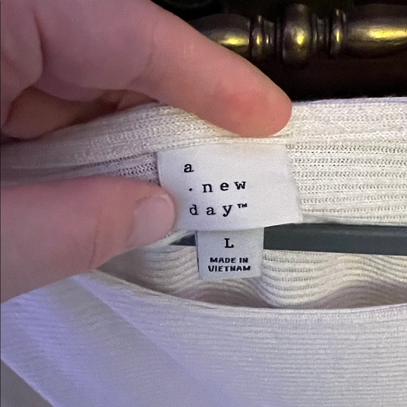 a new day Cream Women's Sweatshirt - Picture 2 of 4